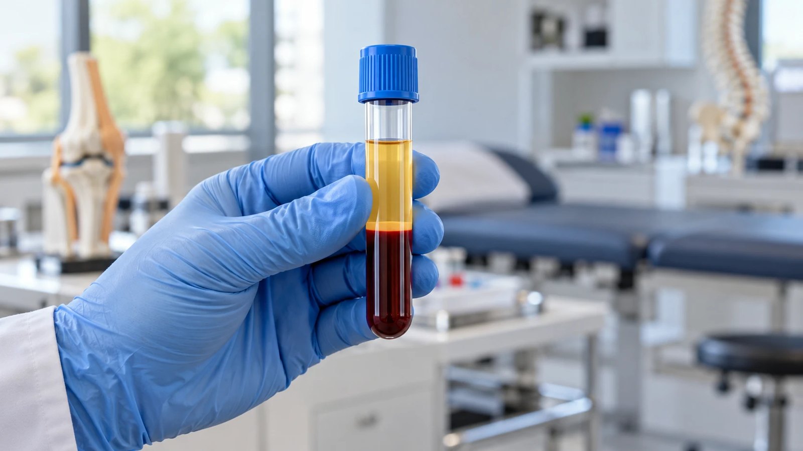 Preparación de plasma rico en plaquetas para infiltración articular